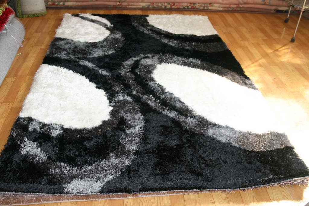 polyester shaggy rugs  Made in Korea